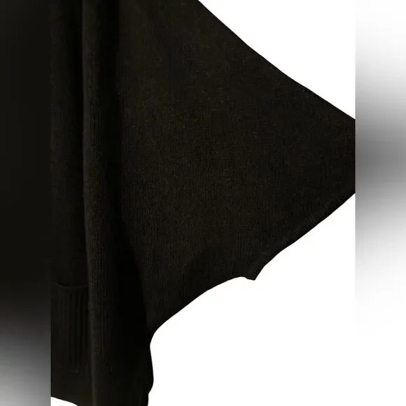 Tally Ho Sweater Poncho Size 2X Brown Fall Excellent Condition Cozy Holidays - Picture 3 of 6